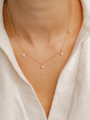 Hey Happiness Kette 'Floret' in Gold: Vorderseite