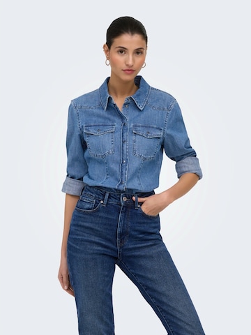 ONLY - Blusa 'ONLOLIVIA' en azul: frente