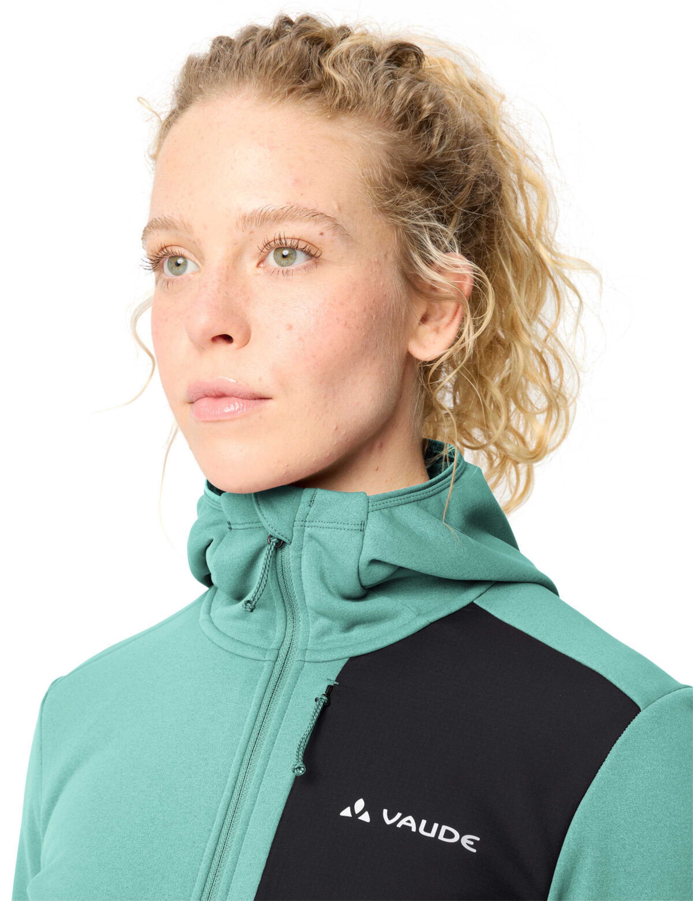 VAUDE Athletic fleece jacket 'Monviso III' in Green