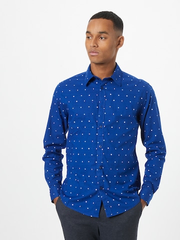 ESPRIT Slim fit Skjorta i blå: framsida