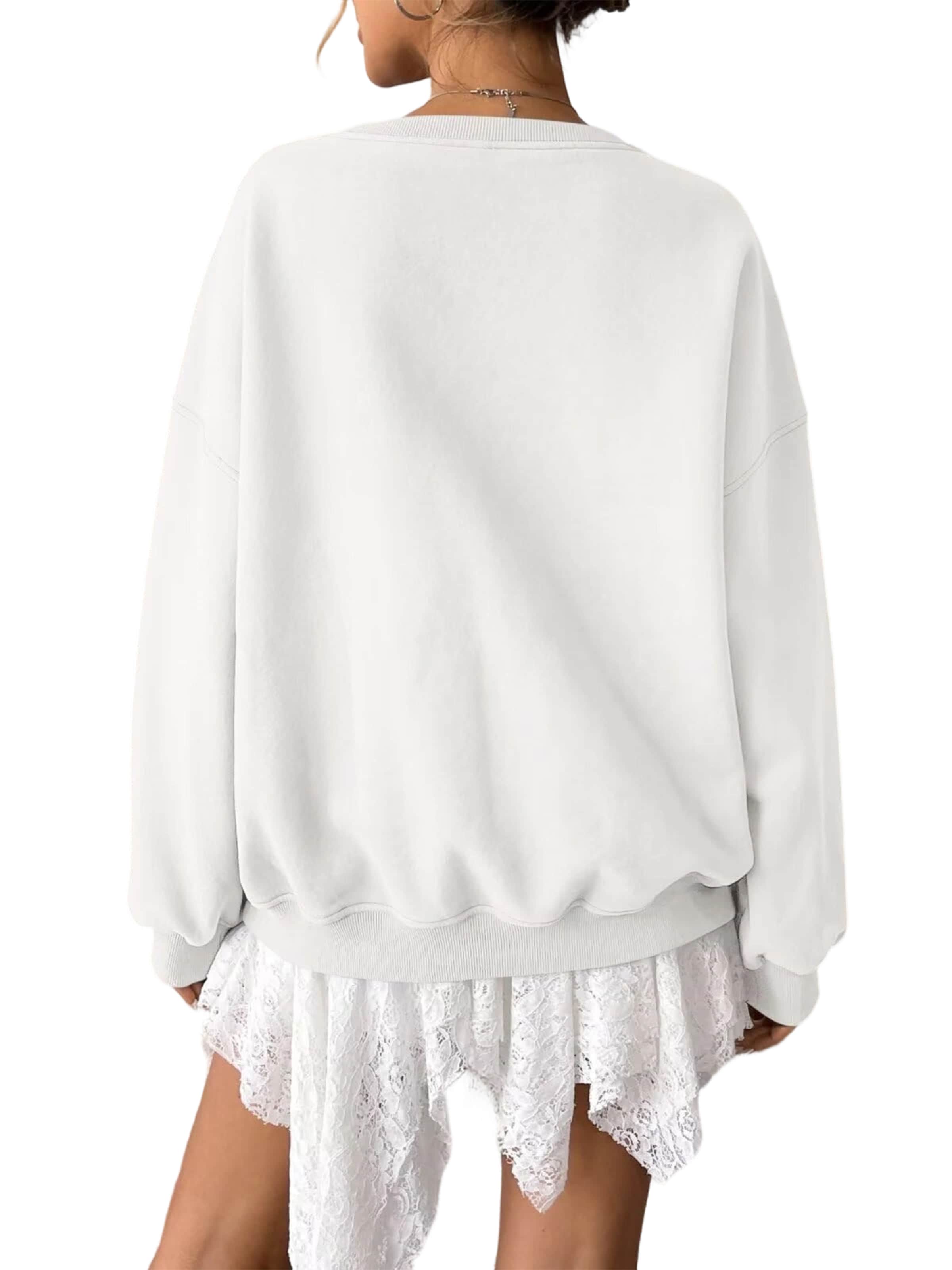 GORHEY - Sudadera en blanco