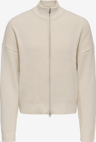 Only & Sons - Casaco de malha 'ONSARLOK' em bege: frente
