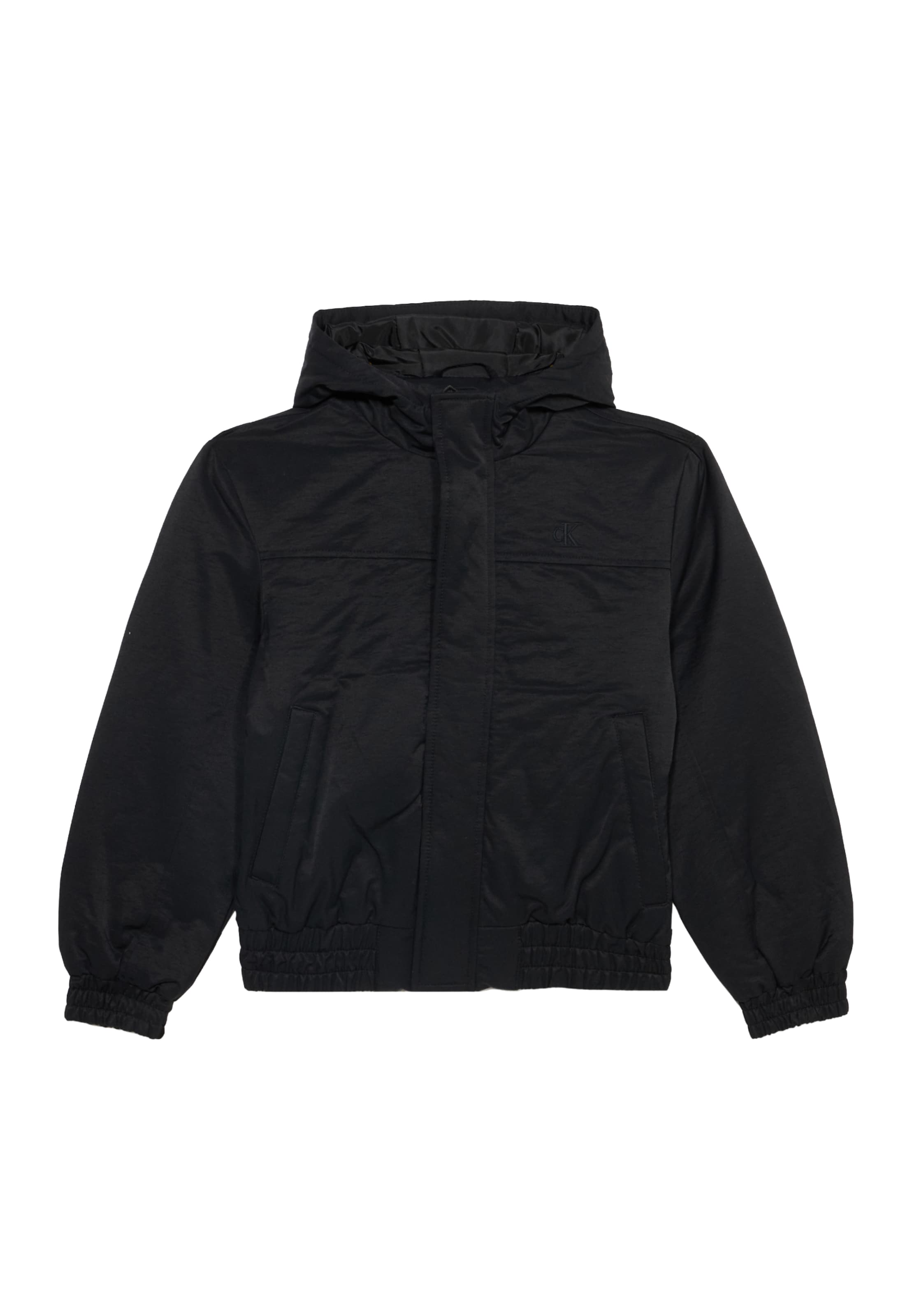 Calvin Klein Jeans - Chaqueta de entretiempo en negro: frente