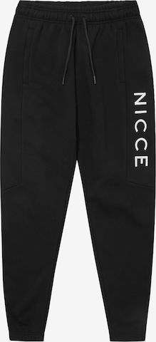 Tapered Pantaloni 'Asto' di Nicce in nero: frontale