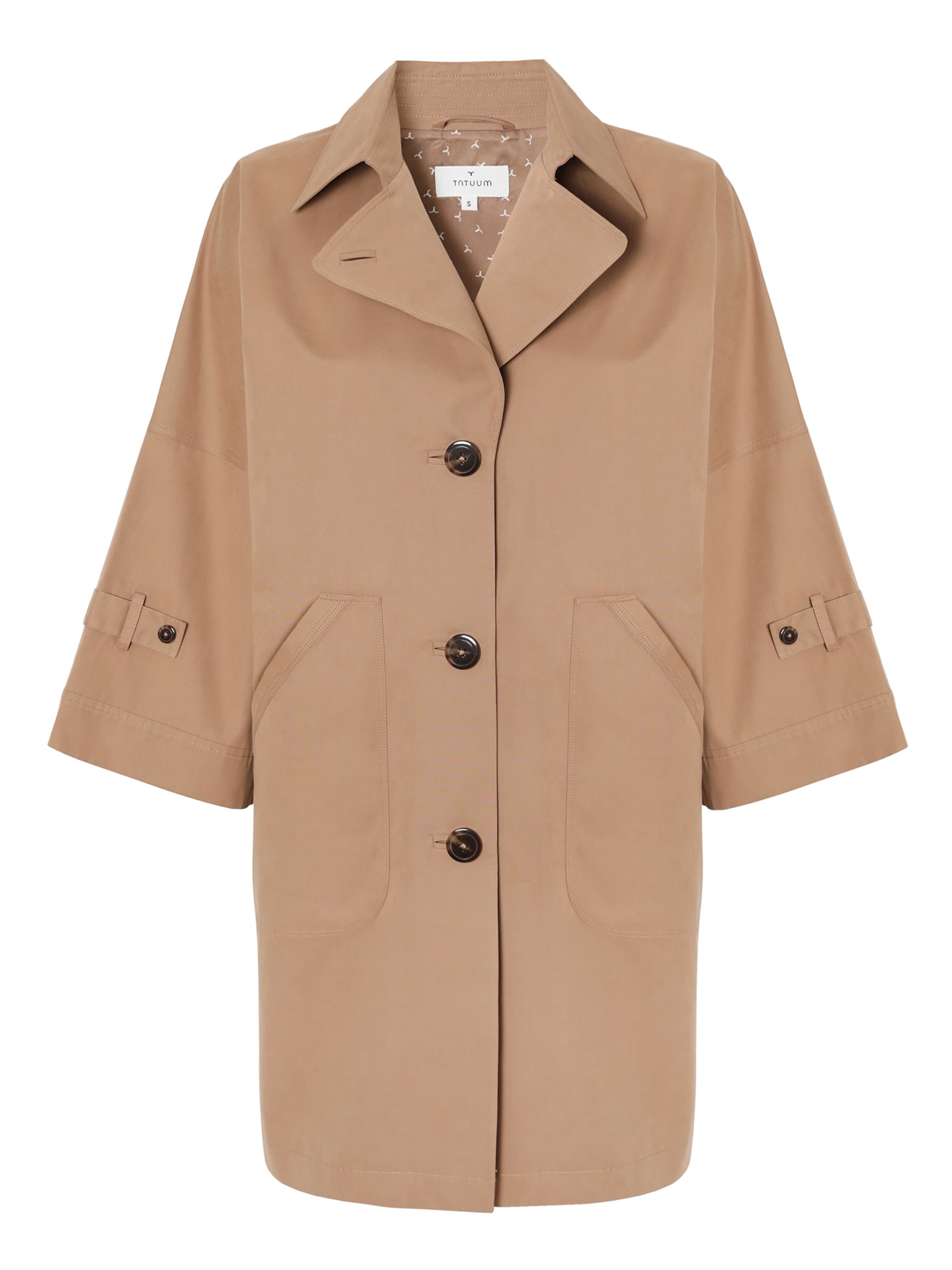 TATUUM Демисезонное пальто в Бежевый: спереди