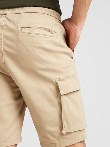Regular Pantalon cargo 'CAM' Only & Sons en beige