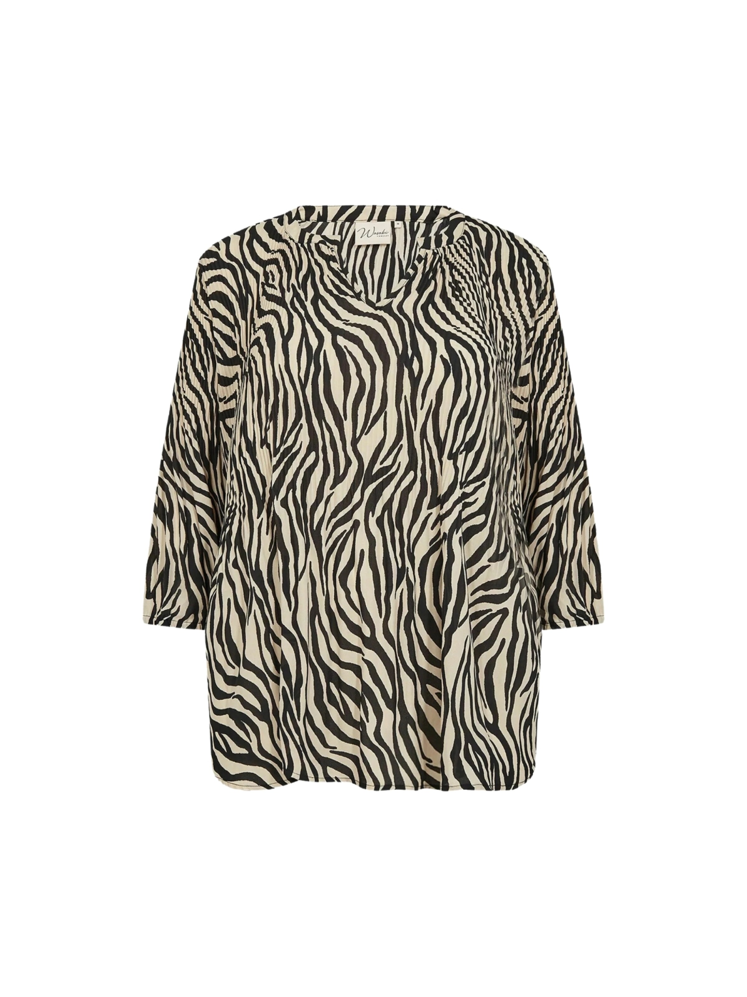 Wasabi Concept Shirts 'Liona' i sort: forside