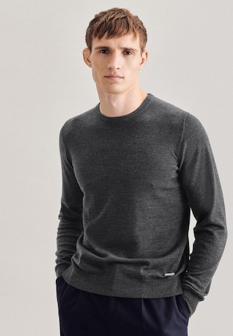 SEIDENSTICKER Sweater 'Schwarze Rose' in Grey: front
