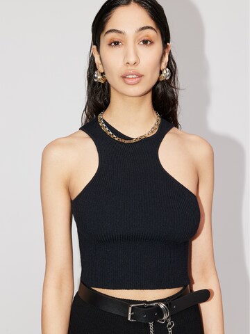 LeGer by Lena Gercke Knitted Top 'Frieda' in Black