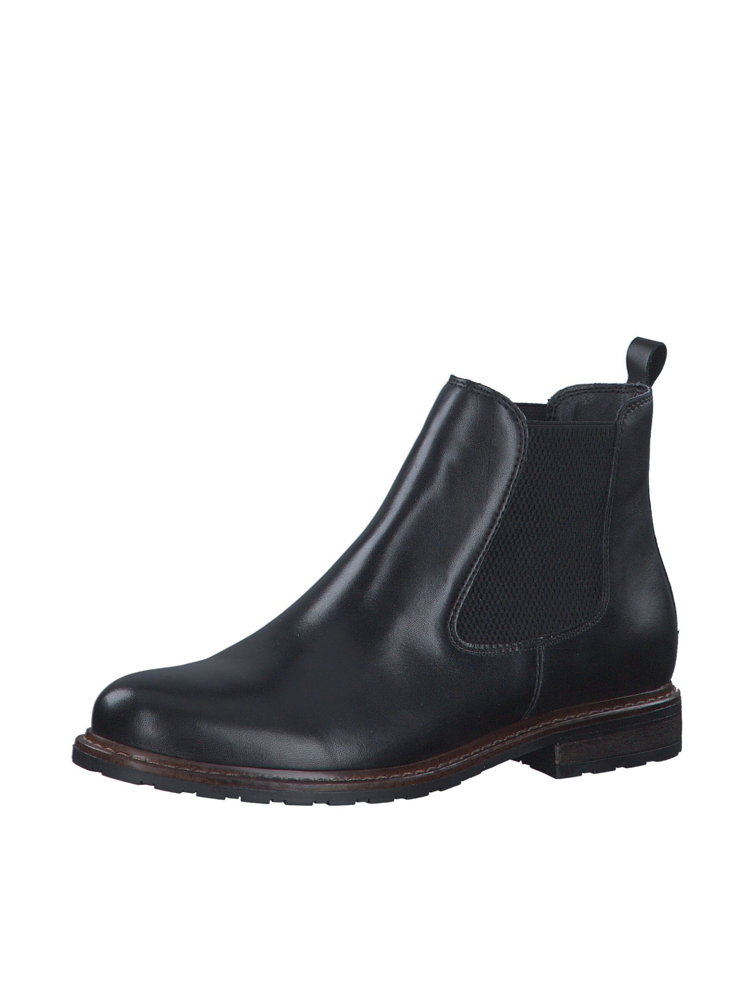 Tamaris Chelsea Boots in Black: front