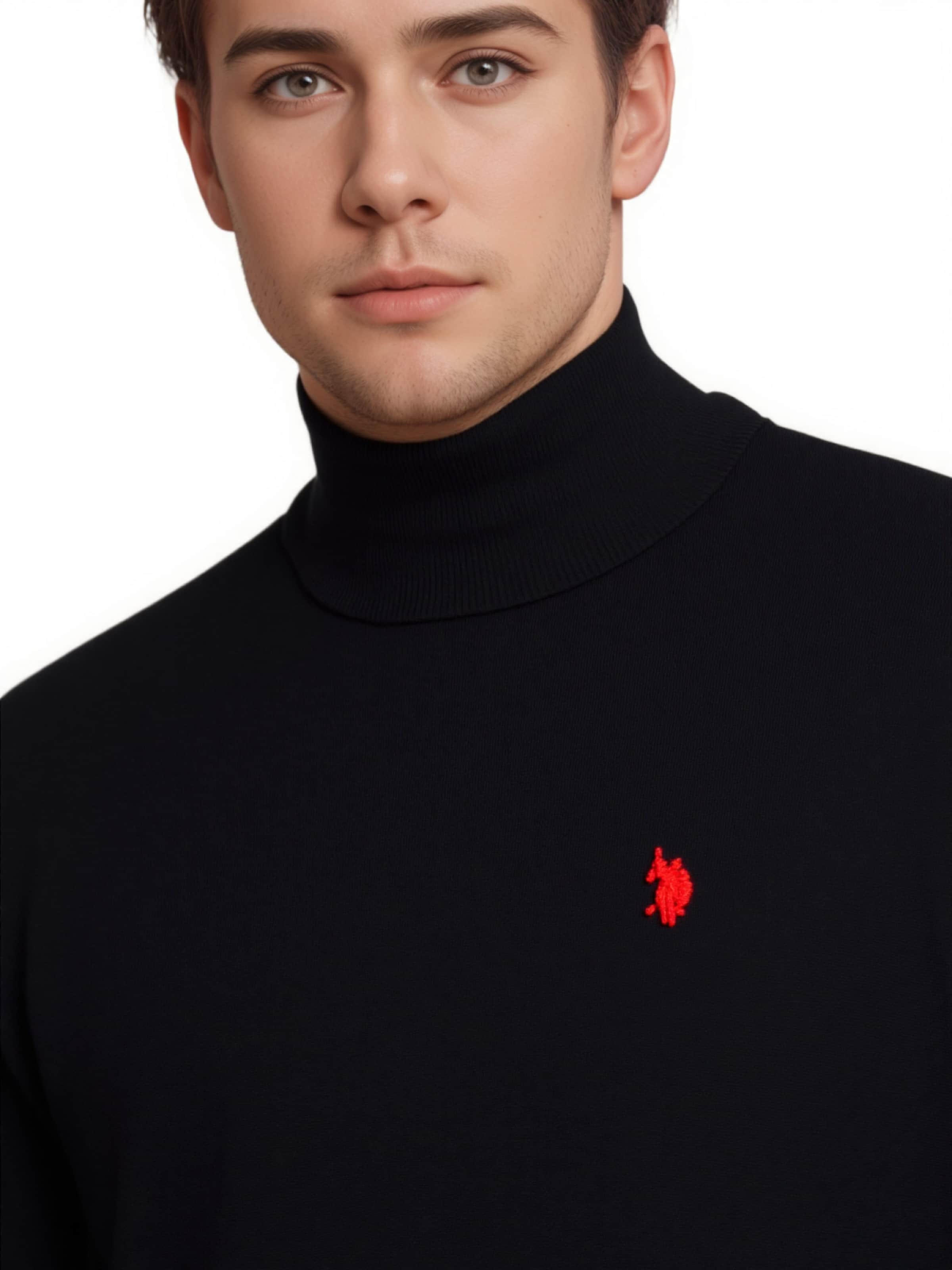 U.S. POLO ASSN. Pullover in Schwarz