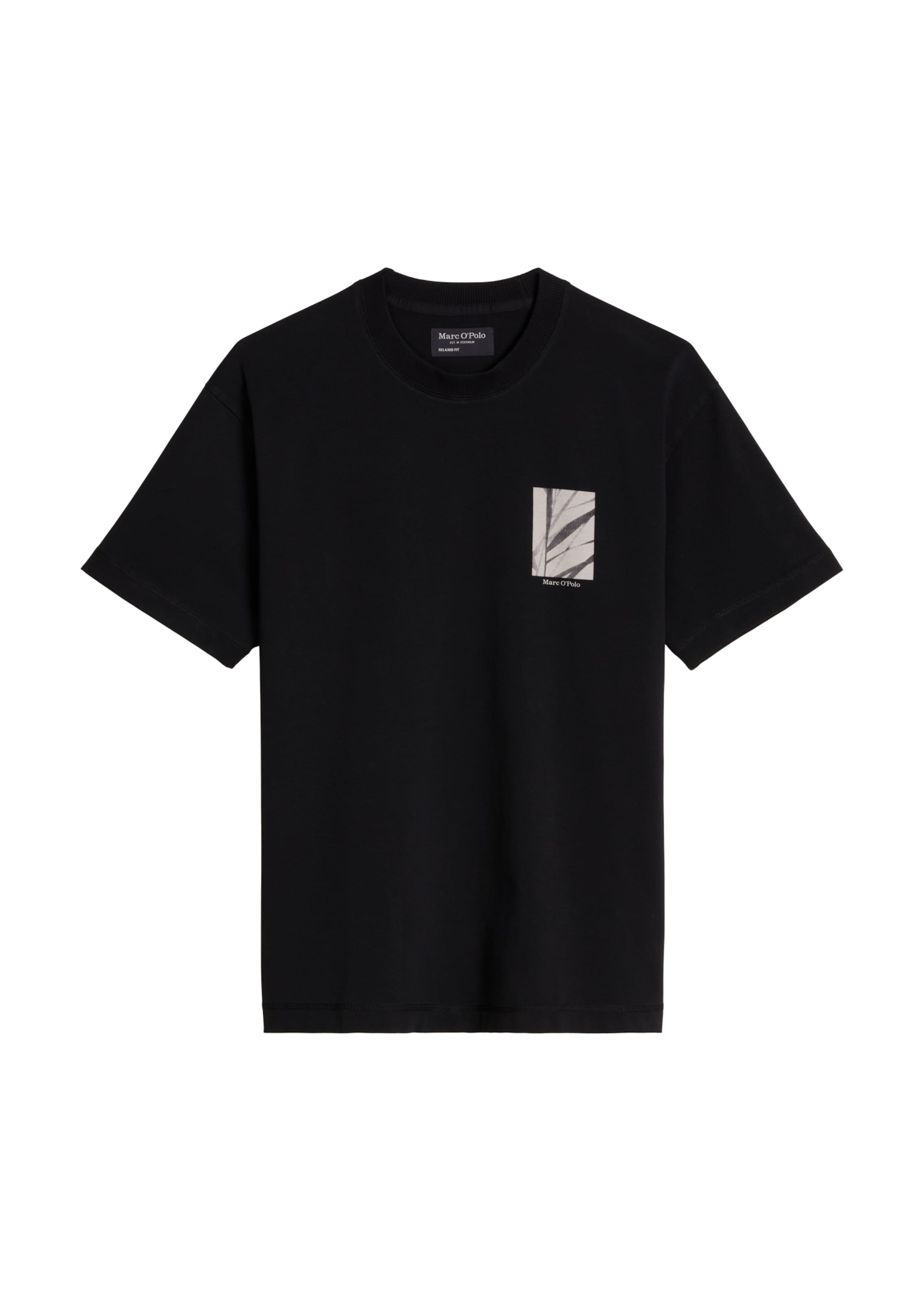 Marc O'Polo Shirt in Zwart: voorkant
