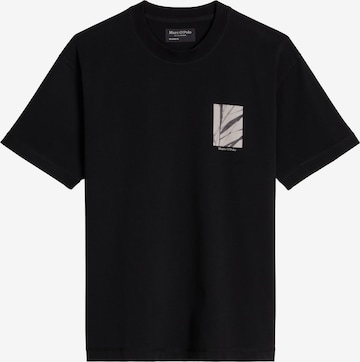 T-Shirt Marc O'Polo en noir : devant