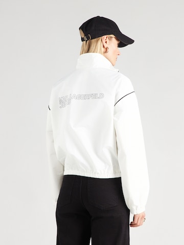 Geacă de primăvară-toamnă de la KARL LAGERFELD JEANS pe alb: față