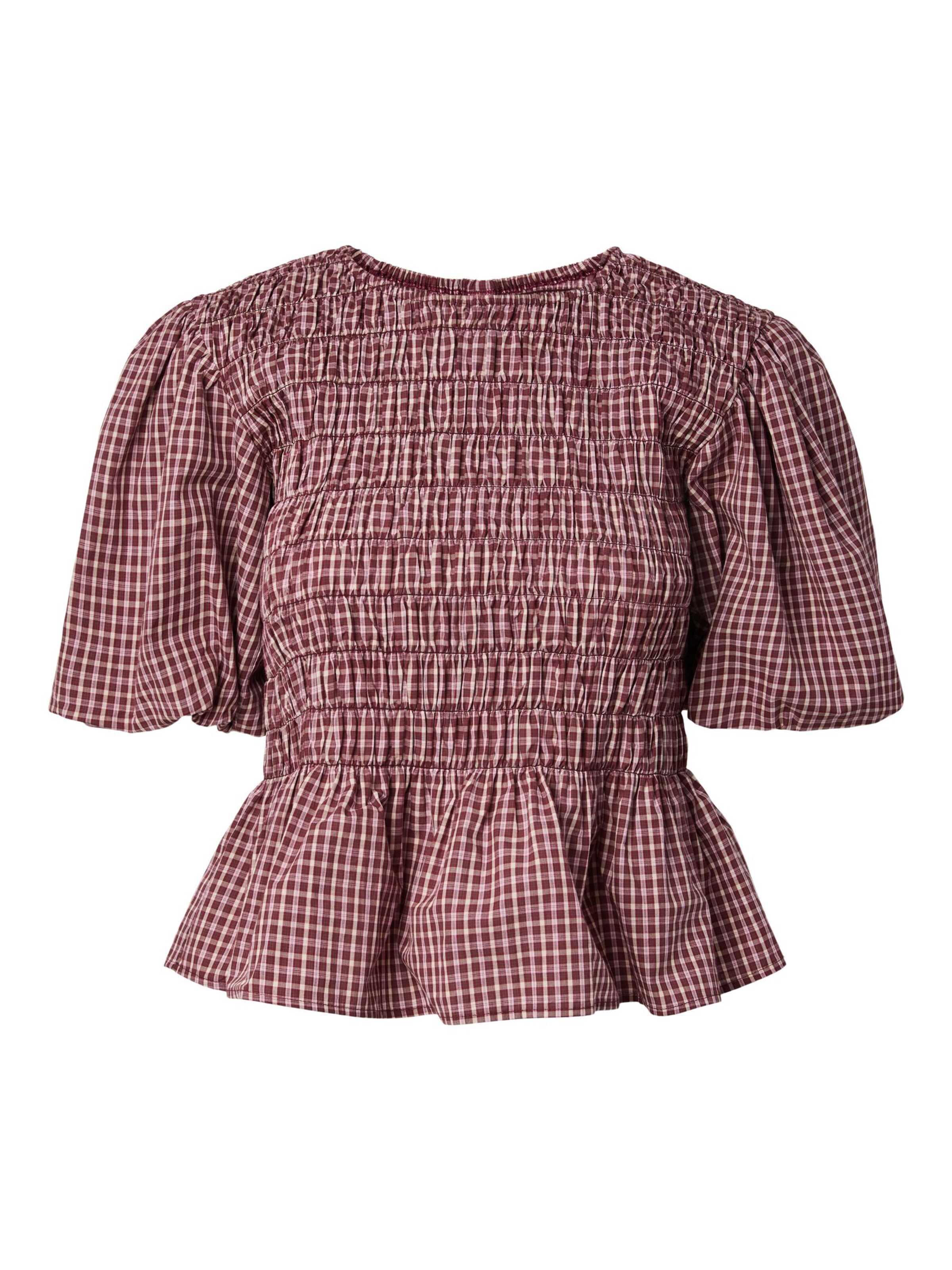 YAS Shirt 'VINA' in M in de kleur Purper, Productweergave