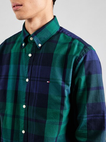 TOMMY HILFIGER Regular fit Button Up Shirt in Green