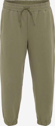 Anou Anou Tapered Pants in Green: front