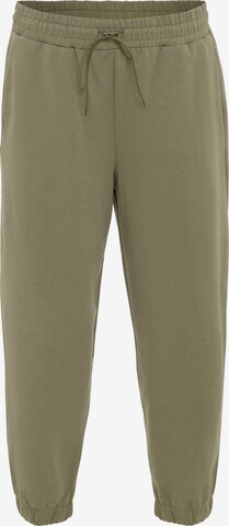 Anou Anou Tapered Broek in Groen: voorkant