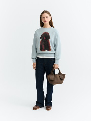 Felpa 'Bonnie' di Thinking MU in blu: frontale