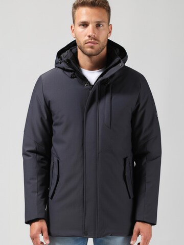 Gabbiano Winterparka 'Winter Parka Canvas Jacket' in Blau: Vorderseite
