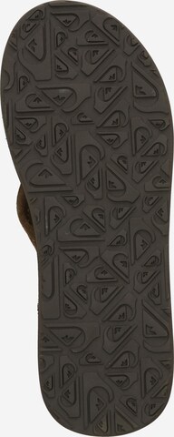 QUIKSILVER T-Bar Sandals 'CARVER' in Brown