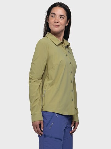 Schöffel Multifunctionele blouse ' Hiking Blouse Style Dunajec WMS ' in Groen