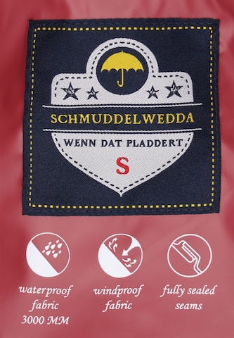 Schmuddelwedda - Abrigo de entretiempo en rojo