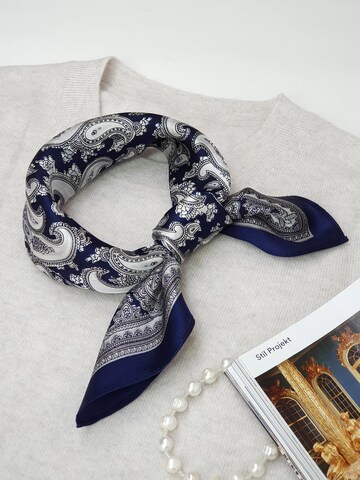 MayTree Scarf 'Seidentuch Paisley' in Blue