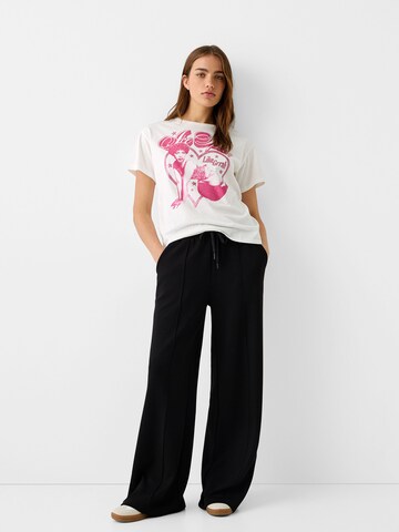 Bershka Tričko - Biela