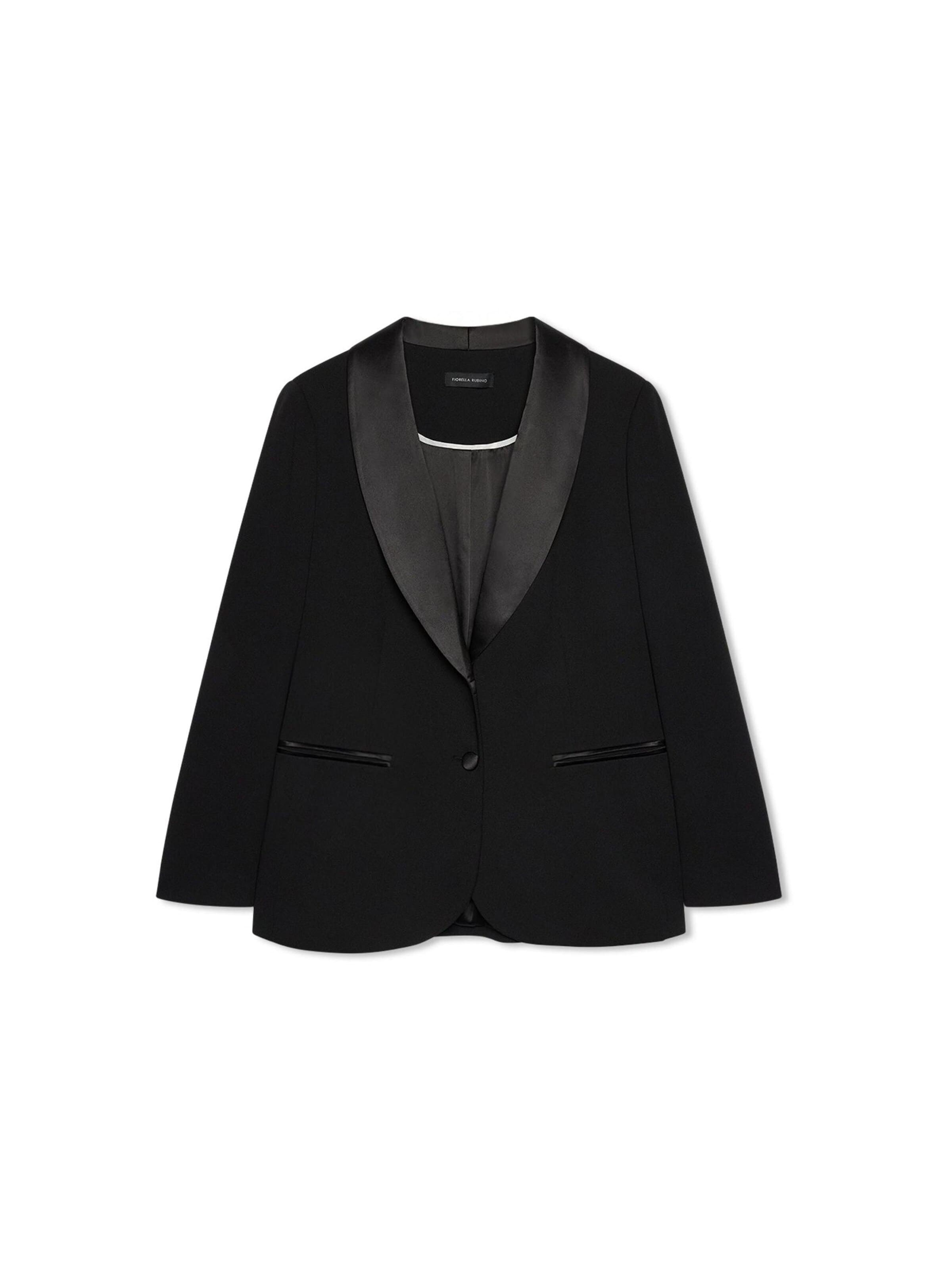 Fiorella Rubino Blazers in Zwart: voorkant