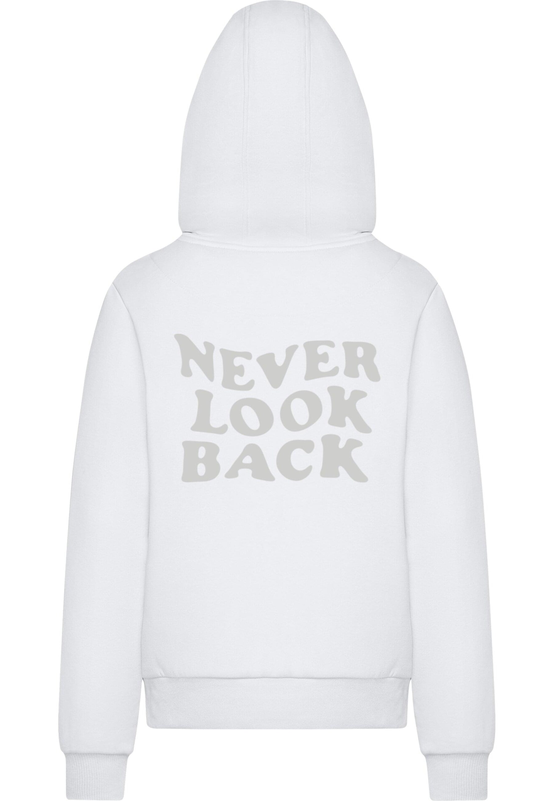 Miss Tee Μπλούζα φούτερ 'Never Look Back' σε λευκό