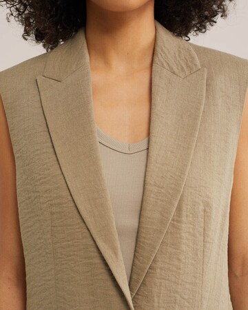 WE Fashion Жилет от костюма в Серый