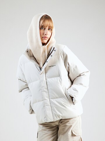 Carhartt WIP Winter jacket 'Yanie' in White: front