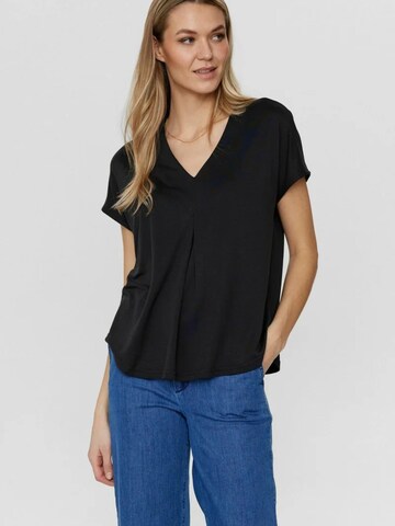 Pull-over ' NUTILIA ' NÜMPH en noir : devant