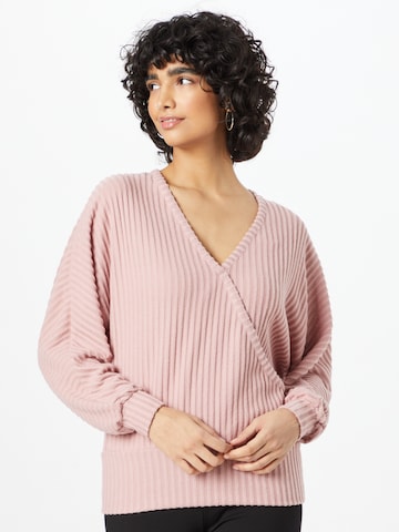 NEW LOOK Sweater in Pink: front