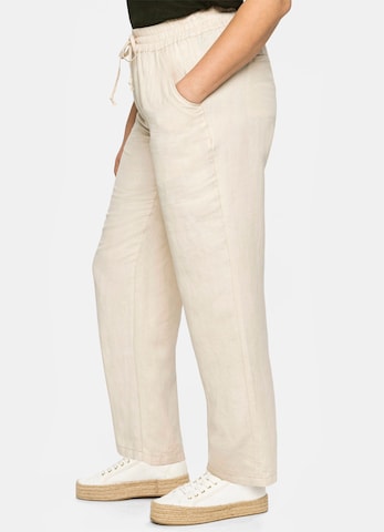 SHEEGO Обычный Штаны в Бежевый