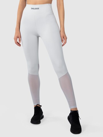Smilodox Skinny Workout Pants 'Karlie' in Grey: front