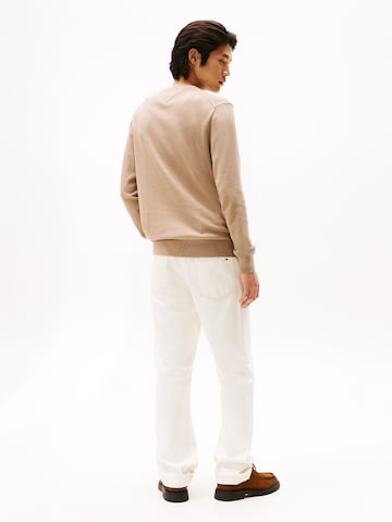 TOMMY HILFIGER Sweater 'ESSENTIAL' in Beige