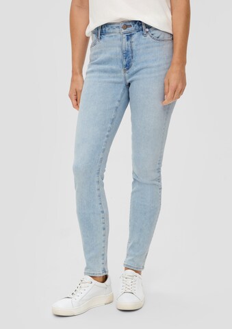 s.Oliver Skinny Jeans in Blue: front