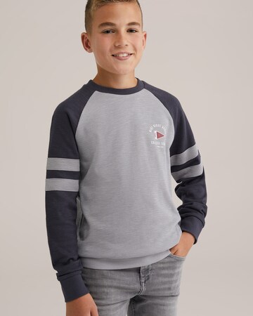 WE Fashion Футболка в Серый: спереди