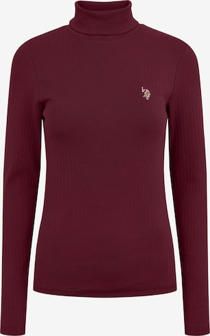 Pull-over 'Karla' U.S. POLO ASSN. en rouge : devant