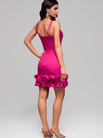 Ombre Evening dress in Pink