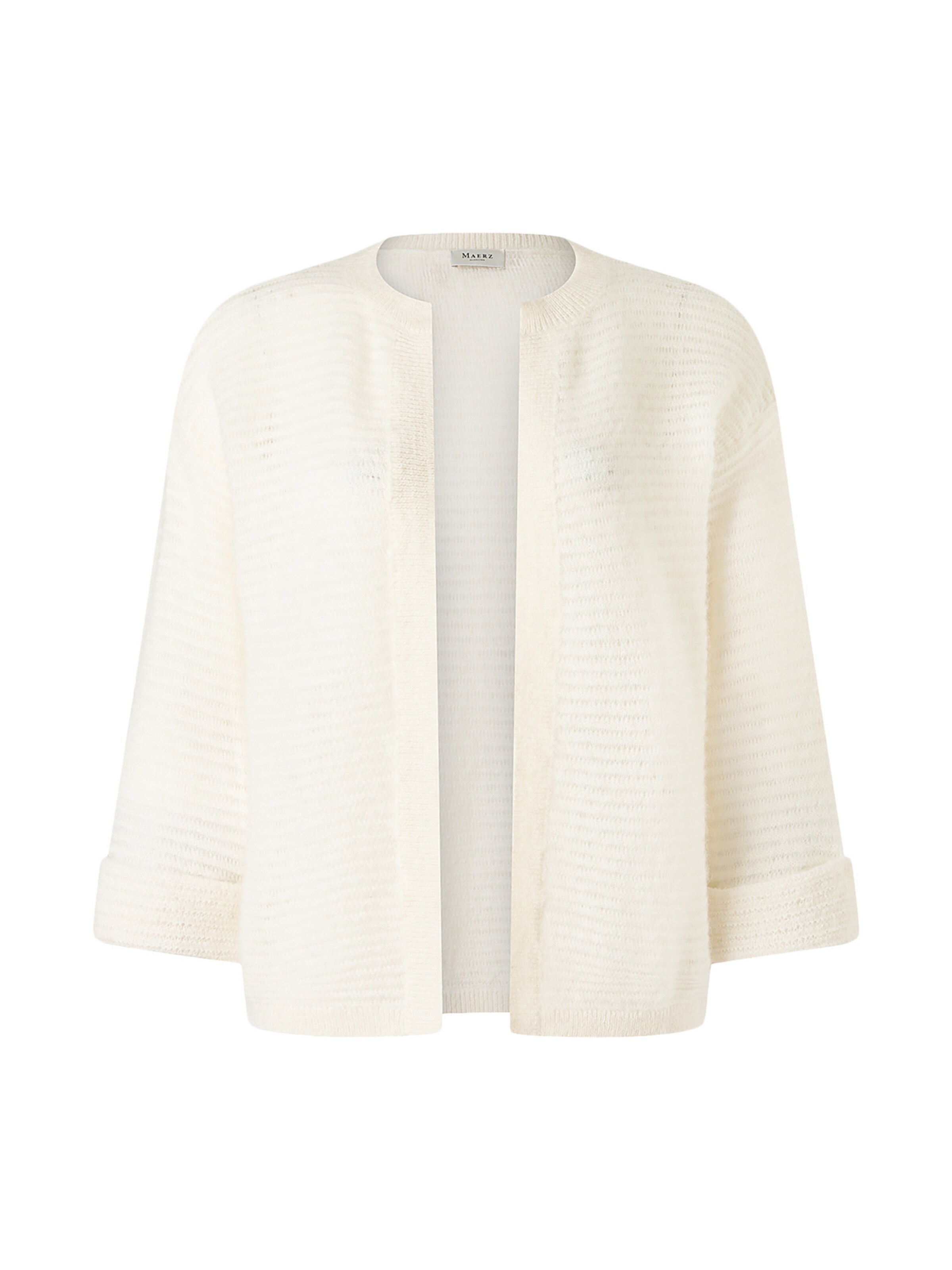 MAERZ Muenchen Strickjacke in Weiß: Vorderseite