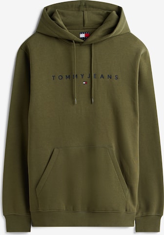 Felpa di Tommy Jeans in verde: frontale