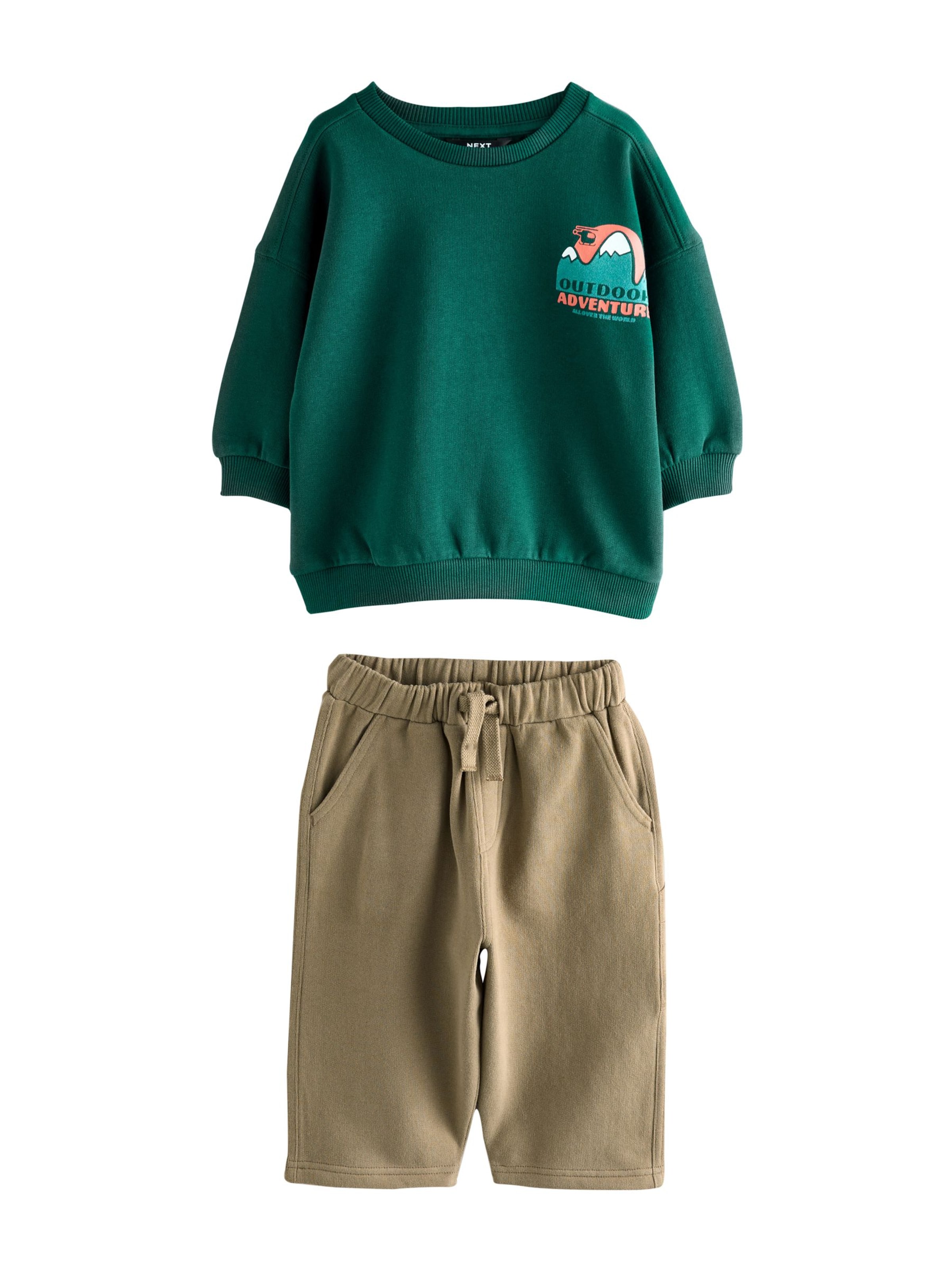 NextJogging komplet - zelena boja: prednji dio