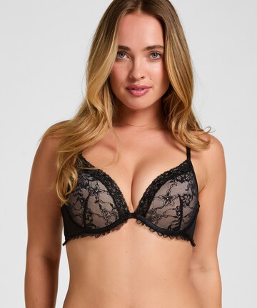Hunkemöller Push-up BH in Schwarz: Vorderseite