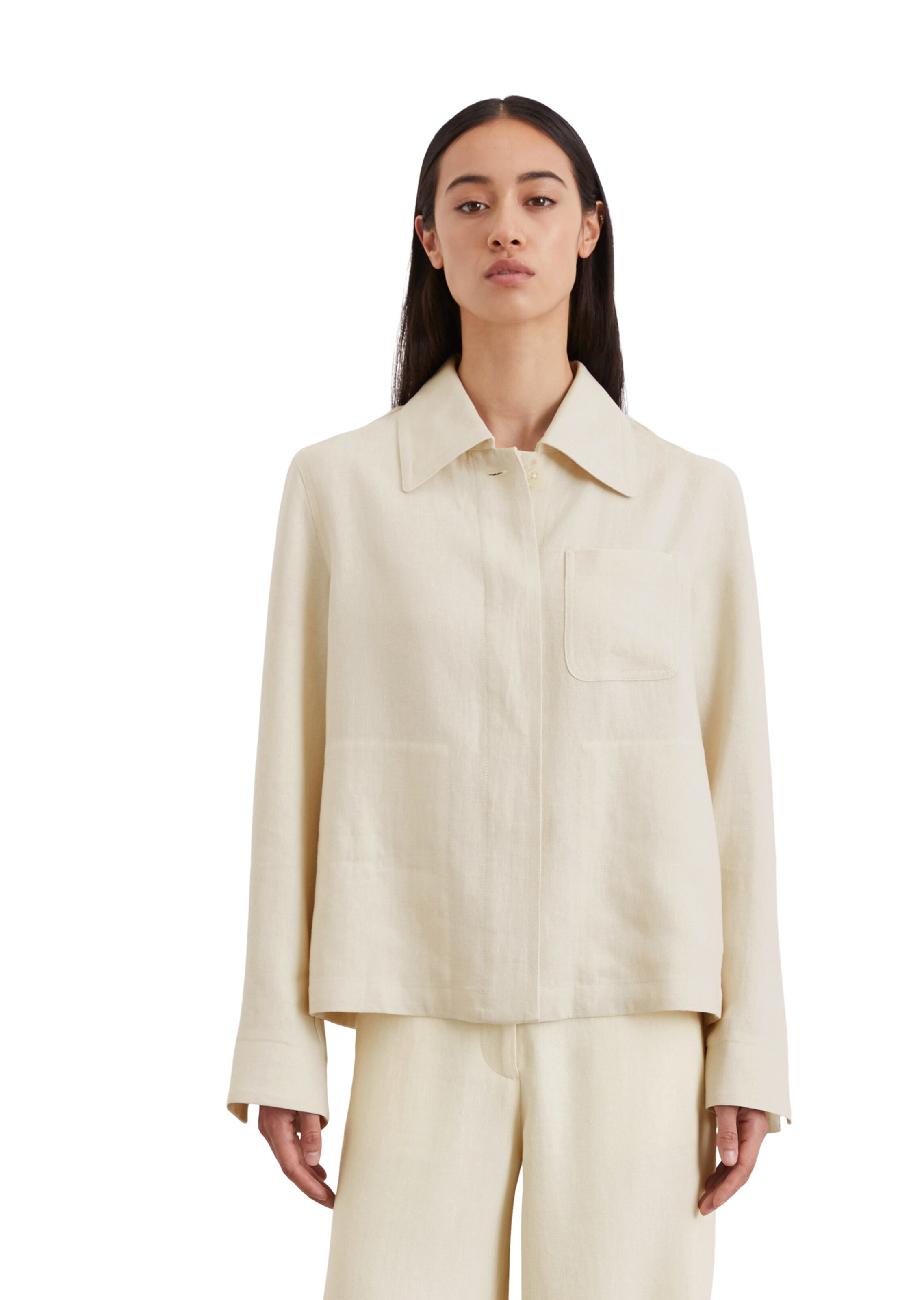 Marc O'Polo Between-Season Jacket in Beige: front
