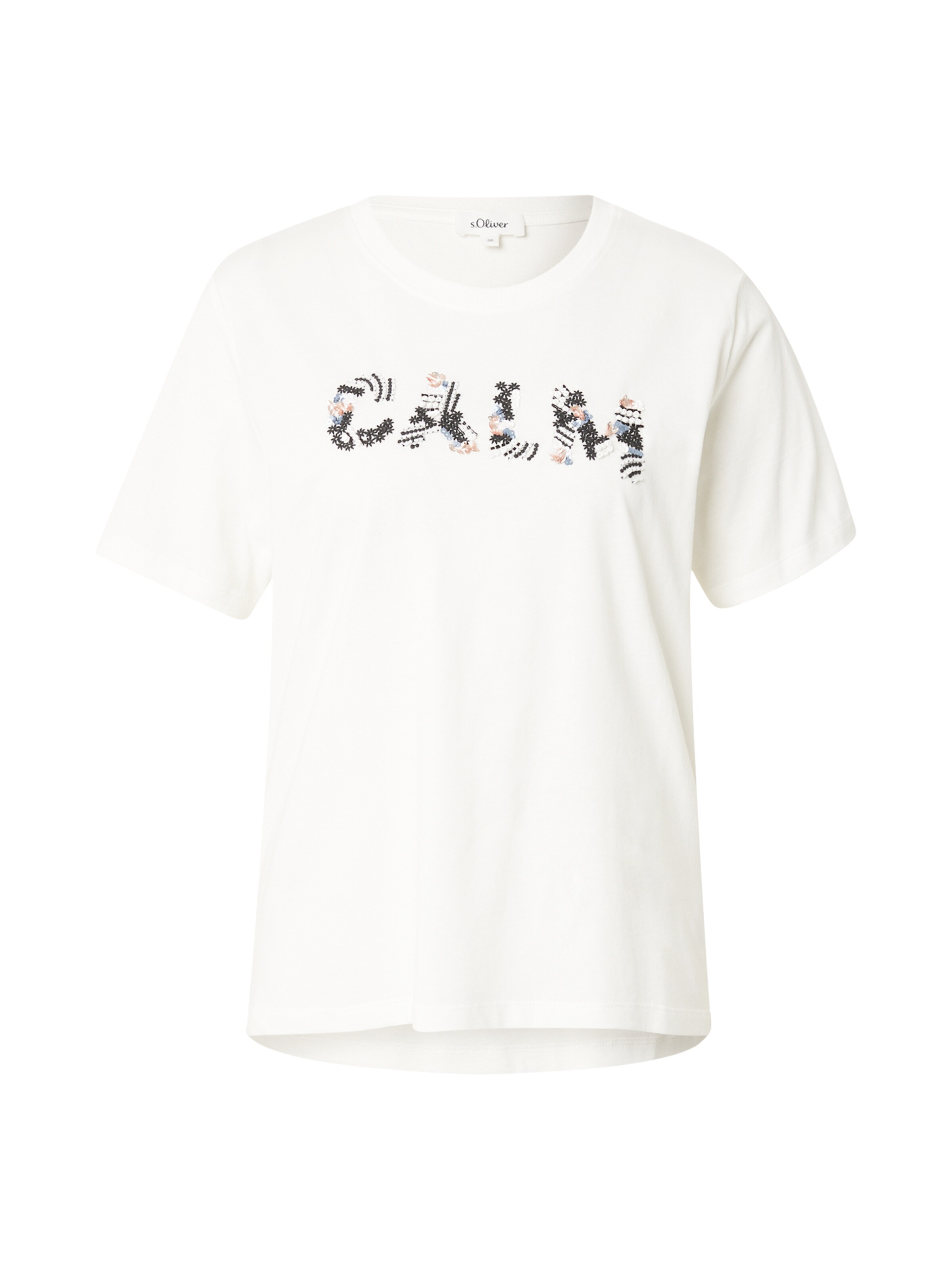 s.Oliver Shirt in Beige: voorkant