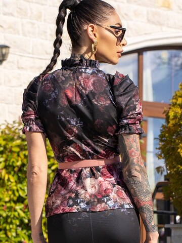 JIORO Bluse 'VINTAGE FLOWERS' in 