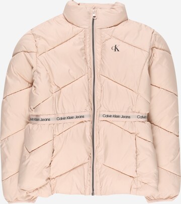 Calvin Klein Jeans Between-Season Jacket in Pink: front